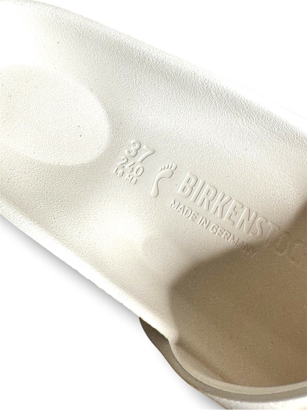 NWT Birkenstock Madrid Big Buckle EVA Sandals color White Eggshell size 7 37 - Picture 6 of 6